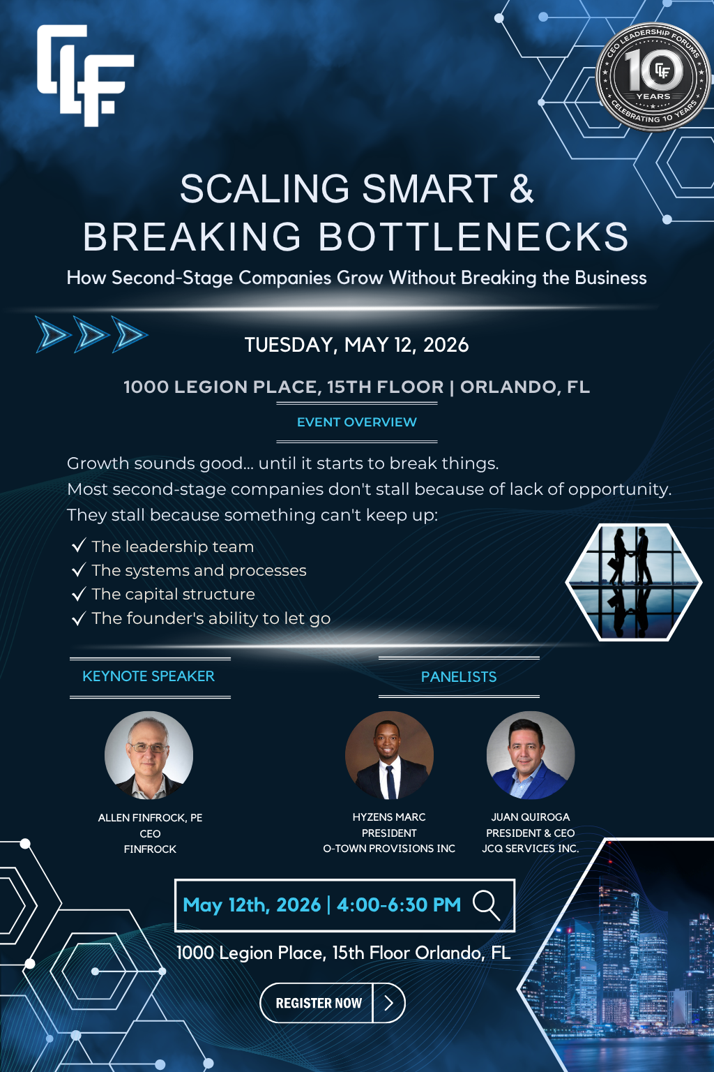 CLF Event-May 12th